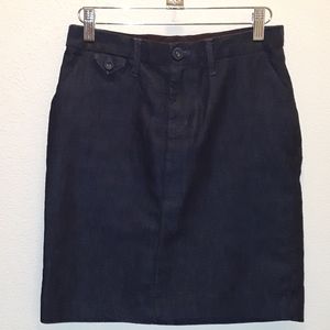 Banana Republic jean skirt 0P